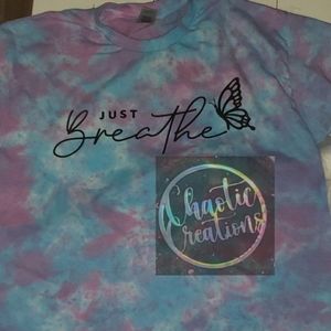 Just breathe butterfly shirt